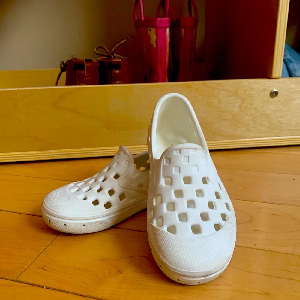 Toddler slip on Vans crocs - Gently Used